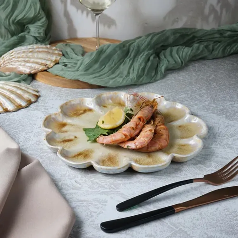 Тарелка d 26 см h2 см Pearl Shell Frutti di Mare P.L. [4]