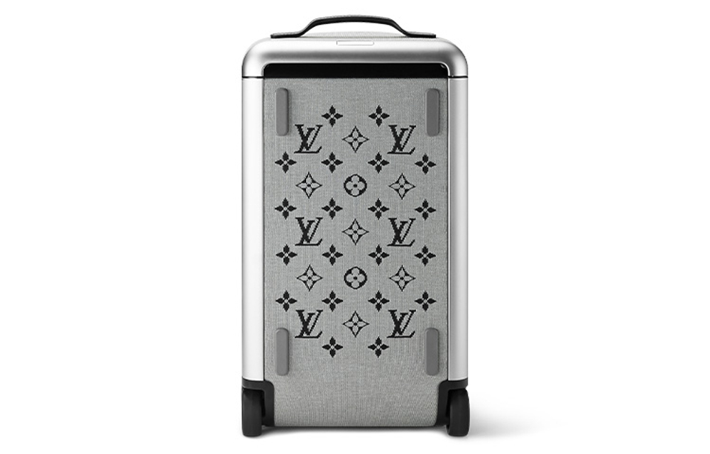 LOUIS VUITTON Horizon Duffle Soft Jacquard 55 Gray