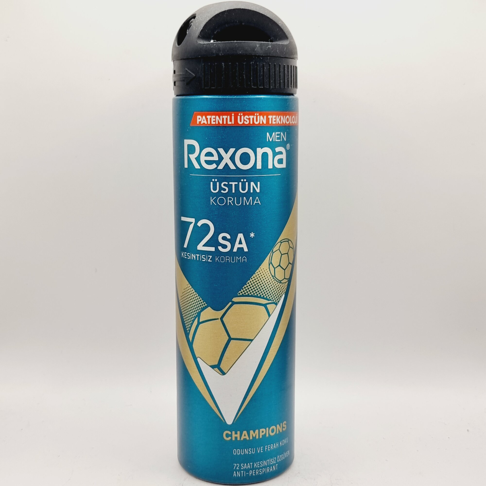 Rexona Men мужской спрей-дезодорант Champions 72 часа непрерывной превосходной защиты 150 мл  (Турция)