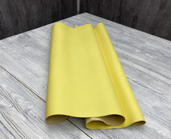 Желтая кожа Luxury Tannery Banana для сумок