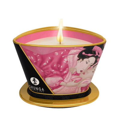 Массажная арома свеча Massage Candle Rose Petals Лепесток розы (170 мл)