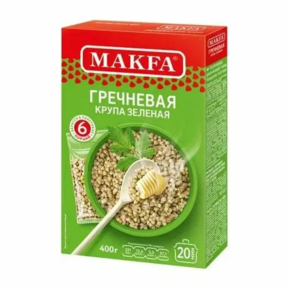 Крупа Макфа гречневая Экстра вар/пак 400г, шт