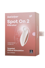 Белый вибростимулятор клитора Satisfyer Spot On 2 (Цвет: белый)