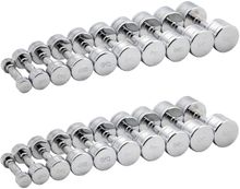 Гантельный ряд хромированный (шаг 1 кг, 10 пар) PROFI-FIT 1-10 кг