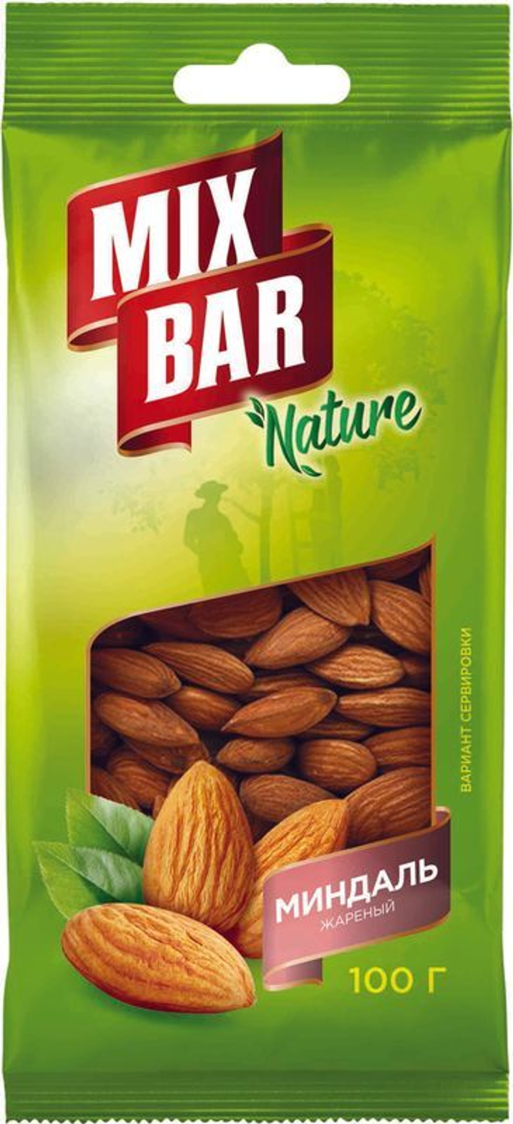 Миндаль Mixbar сладкий жареный 100г