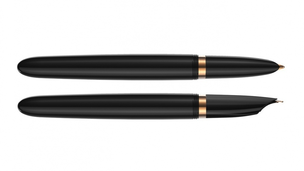Перьевая ручка Parker 51 DELUXE BLACK GT, перо: F, цвет чернил: black, в подарочной упаковке.