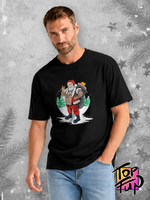 Футболка Rock n roll Santa Claus