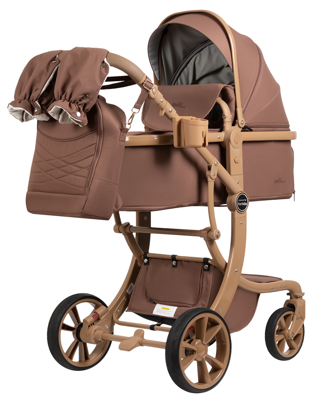 Коляска трансформер Aimile Adventurer ткань мокко Артикул: ADV-9