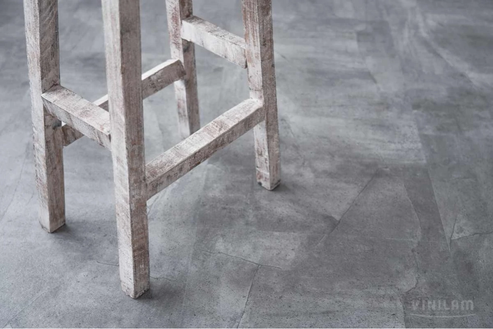 Кварц-винил WPC Vinilam Ceramo Stone 8 мм Серый Бетон 2.65 м2