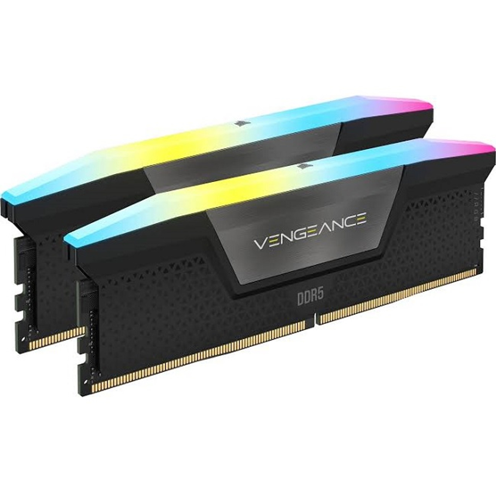 Модуль памяти DIMM DDR5 64Gb, 6400Mhz, 2x32Gb, Corsair Venegance RGB (CMH64GX5M2Y6400C32)