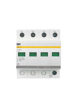 Ограничитель перенапряжения ОПС1-C 4P KARAT IEK MOP20-4-C