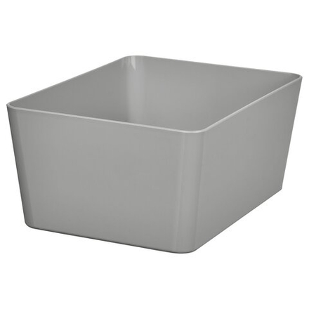 IKEA KUGGIS  (ИКЕА КУГГИС)  -  Контейнер - светло-серый 13x18x8 см