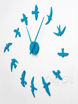 Настенные 3D часы "Птицы"