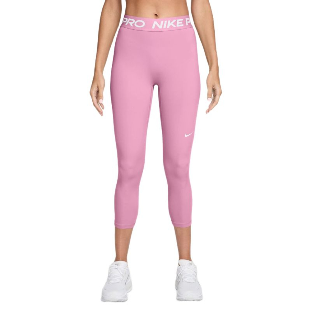 Легинсы Nike Pro 365 Tight - pink rise/white
