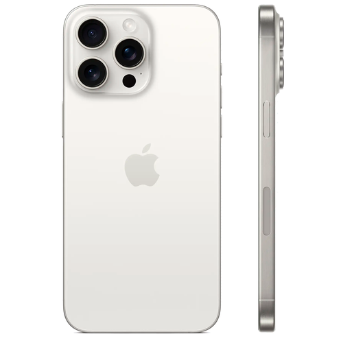 Смартфон Apple iPhone 15 Pro Max 512GB Dual Sim, White Titanium (Белый)