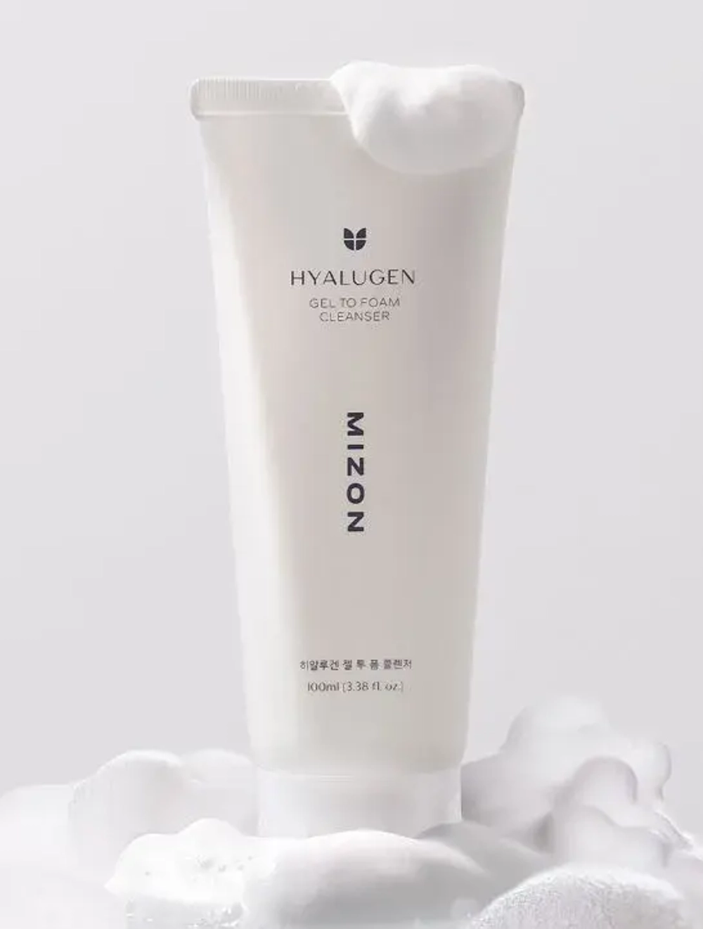 MIZON Гель-пенка для умывания с гиалуроновой кислотой и коллагеном - HYALUGEN GEL TO FOAM CLEANSER ,100мл