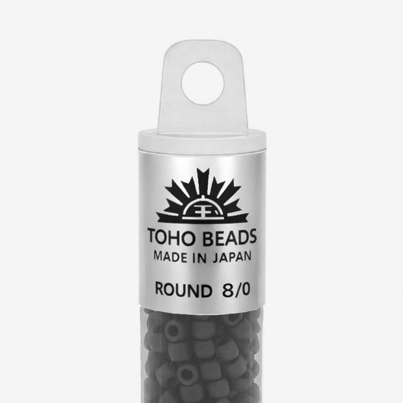 Японский бисер TOHO Round 8/0 (№49F), непрозрачный матовый