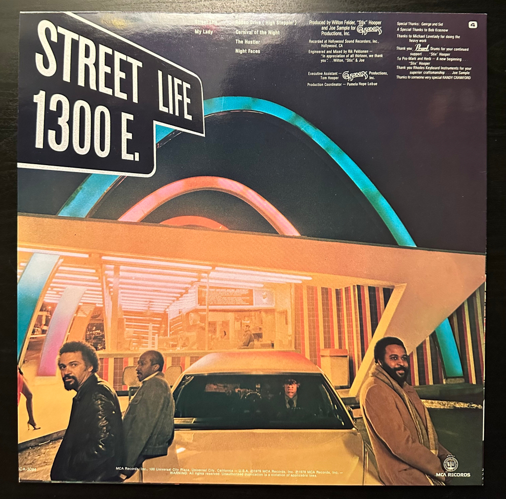 Crusaders- Street Life (Скандинавия 1980г.)