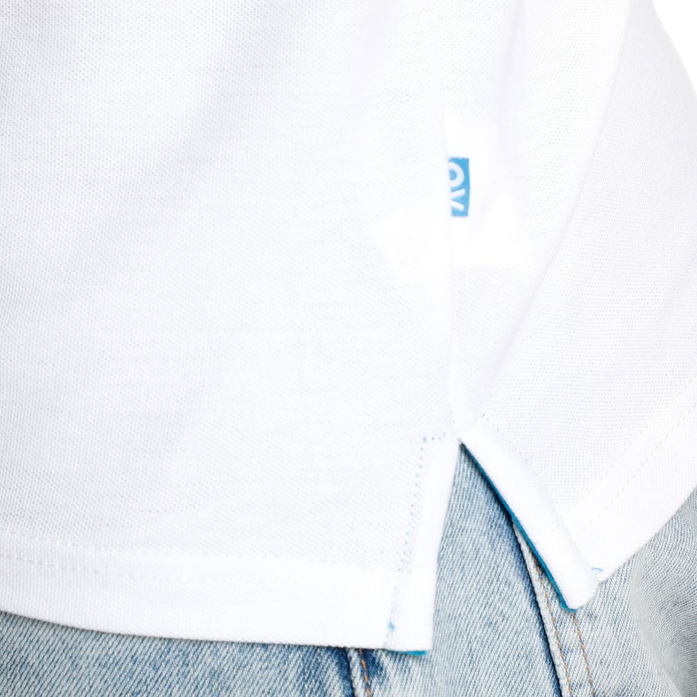 Мужское теннисное поло Australian Open AO Player Polo Men - White, Dark Blue