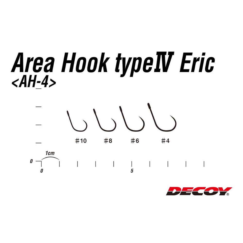 Крючок Decoy форелевый одинарный AH-4 Type IV #6 (в упаковке 12 штук)