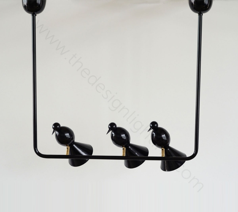 Ceiling design lamp  Alouette by Atelier Areti (3 lampshade )