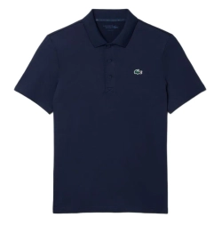 Мужское теннисное поло Lacoste Ultra Dry Stretch Golf - navy blue