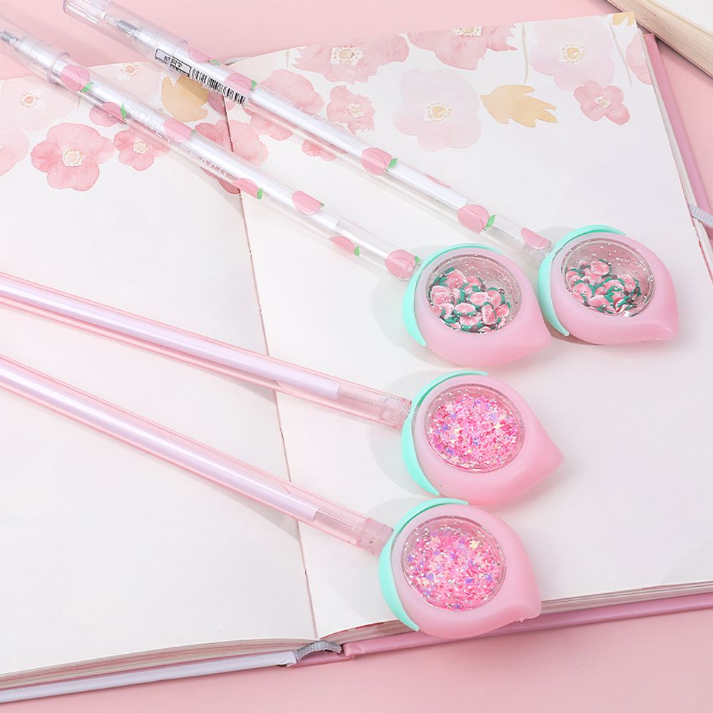 Гелевая ручка "Персик" Гелевая ручка "Персик"