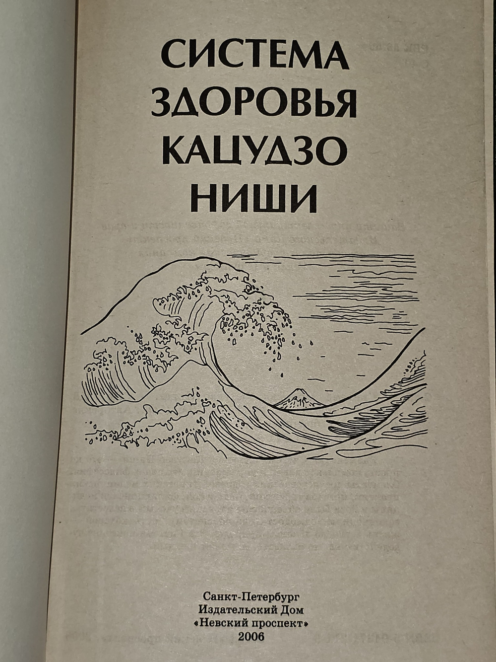Система здоровья Кацудзо Ниши