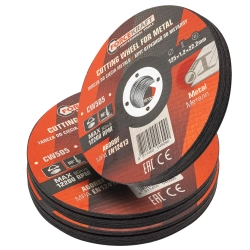 Круг отрезной по металлу 125x1.2x22.2мм (к-т 30 шт) FORCEKRAFT FK-CW505[к-т 30 шт.]
