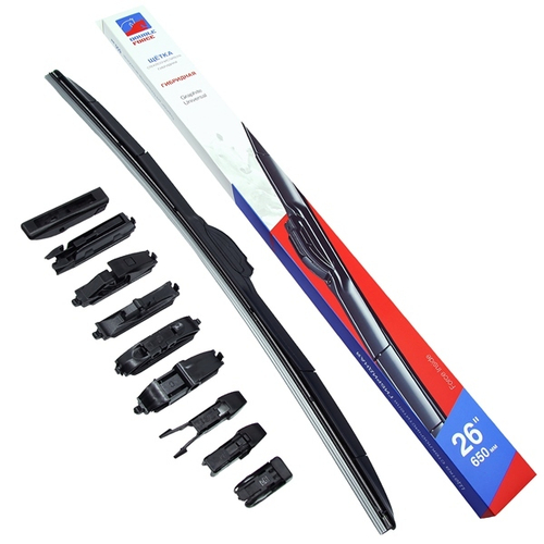 Щетка стеклоочистителя гибридная Double Force 650 мм (26") DFHY26