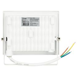 Прожектор светодиодный уличный ЭРА LPR-023-W-65K-050 50Вт 6500K IP65 гарантия 2 года белый | Прожекторы Стандарт