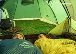 Палатка Naturehike Opalus Si 2-местная, алюминиевый каркас, зеленая