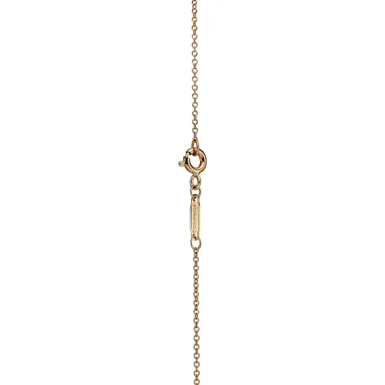 Подвеска Tiffany & Co. Double Heart Tag Pendant в желтом золоте, размер мини