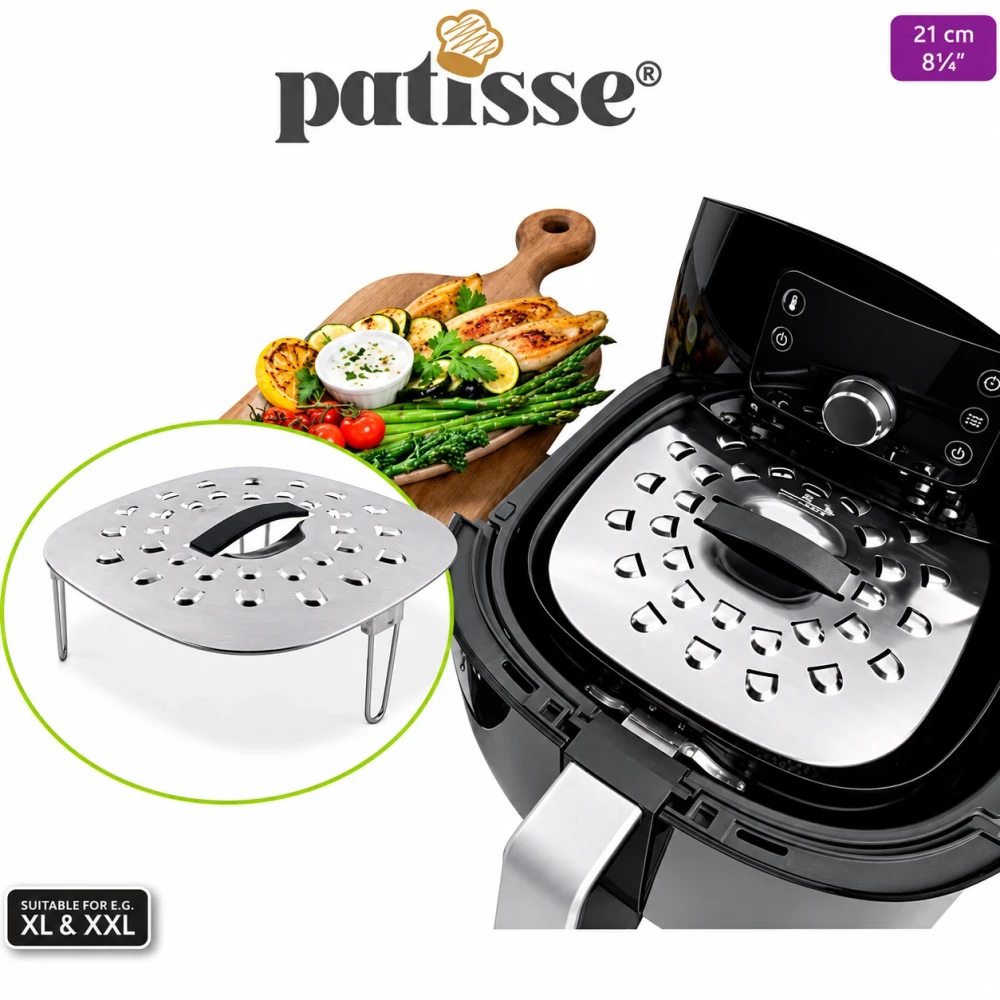 Защитный экран-решётка от брызг для аэрогриля Patisse Air Frying 21 × 21 × 8.5 см