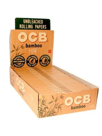 Бумага для сигарет блок "OCB" Bamboo 1 1/4 78мм 50л*25шт (Франция)