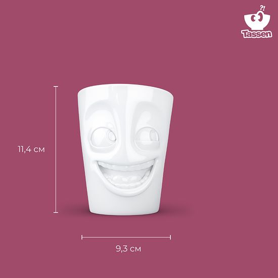 Кружка joking, 350 мл, белая