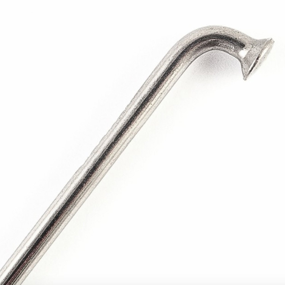 Спица 257 мм x 14G SAPIM Leader, без ниппеля, нержавеющая сталь, хромированная 1 шт.
