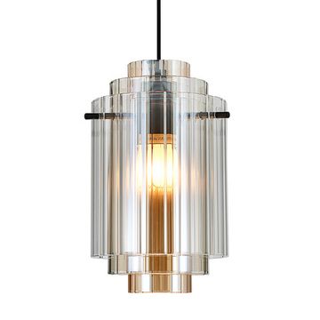 Подвесной светильник 1*E14 V000568 11054/1P Cognac черный/коньячный Brandy Indigo