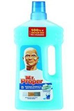 MR PROPER Моющая жидкость для полов и стен Горный ручей и прохлада 1л