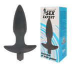 Анальная пробка Sex Expert с вибрацией - 10,5 см.