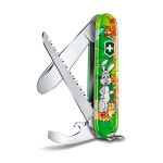 Нож My First Victorinox Rabbit Edition, 84 мм, 9 функций, зеленый 0.2373.E2