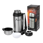 Термос Тонар 1800ML(C), дополнительная пластиковая чашка, складная ручка, ремень