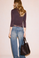 Топ из модала с длинными рукавами - H&M