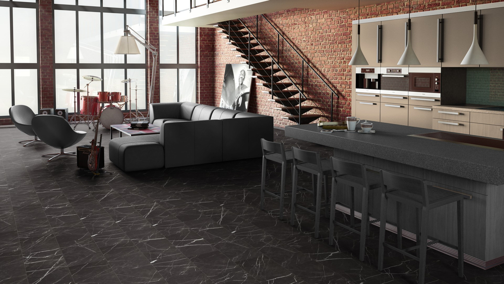 Кварц-винил SPC Tarkett Bass House Stone 4 мм Gene 1.740 м2