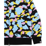 A Bathing Ape Bathing Ape Multi Camo Sweatshirts Cotton Long Sleeved Moderate No Fleece Lined Regular Edition Zip Closure 1m20 115 005 черный