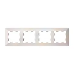 Рамка пластиковая на 4 поста Systeme Electric AtlasDesign Air Жемчуг ATN220404
