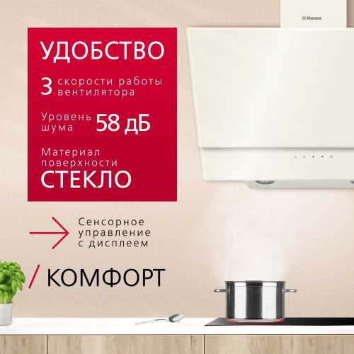 Наклонная вытяжка Hansa OKP6512SWH