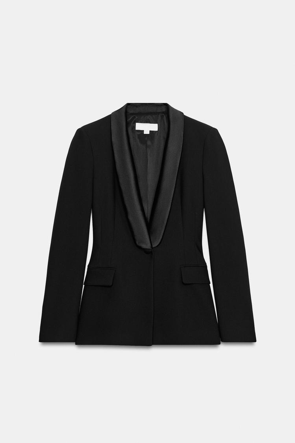 ZARA БЛЕЙЗЕР С ЛАЦКАНАМИ, ЧЕРНЫЙ