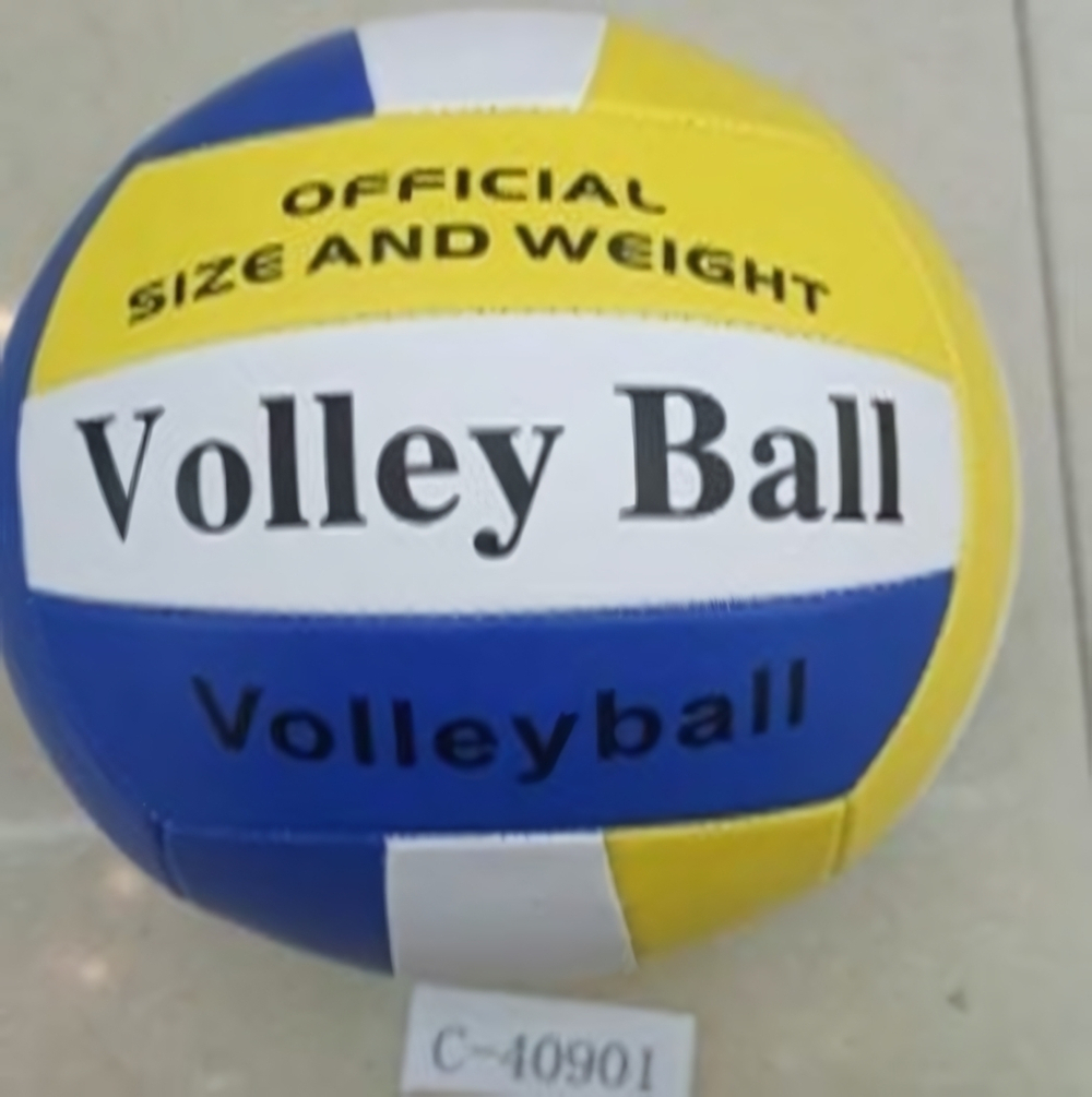 Мяч волейбол 250 гр PVC, рамер 5, 4 цветов микс, с-40901