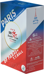 Мячи для настольного тенниса Double Fish 3*** PAR 40+ 6 шт
